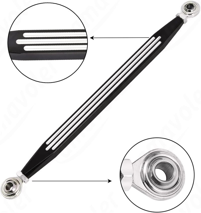 amavoler Gear Shift Linkage Compatible for Harley Davidson Touring Softail Dyna Trike Fatboy Electra Street Road Glide Wide Glide FLH FLHX FLTR FLHR FX 1987-2021 (Black-02) - Image 3
